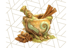 Woodland Potion Clipart Forest Apothecary Elements PNG Product Image 2