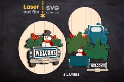 Winter SVG laser cut files for Glowforge Product Image 2