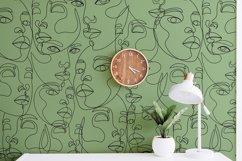 Abstract Seamless Pattern, One Line Vector Seamless Pattern Product Image 2