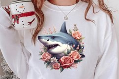 Cute Pink Christmas Animals Clipart Sublimation Product Image 2