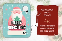 Santa Claus Money Card, Christmas Santa Gift Card Designs Product Image 2