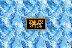 Blue Marble Texture Digital Paper Product Image 2