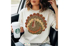 Leopard Turkey PNG | Preppy Thanksgiving Boutique PNG Product Image 2
