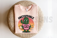 Unstoppable Cactus Cartoon Vector With Funny Expression Product Image 2