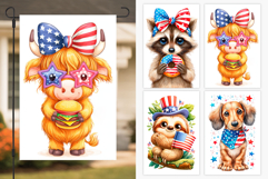 Patriotic Garden Flag Bundle. Patriotic Day Sublimation Product Image 3