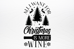 Christmas Wine SVG Product Image 2