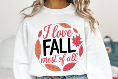 I love Fall most of all Svg | Thanksgiving Svg | Shirt Svg Product Image 1