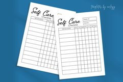 Weekly Self-Care Checklist Planner Template | Canva Digital Product Image 2