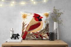 Christmas Cardinal Pillow Case Designs, Winter Pillowcase Product Image 2