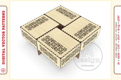 Box Organizer v12 - laser cut file - Glowforge ready SVG Product Image 2