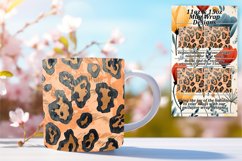 Glitter Leopard Print Mug Wrap - Sublimation Product Image 1