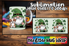 Joyful dreams 11oz 15oz sublimation wrap, St Patricks Product Image 1