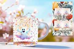 Spooky Spring: Easter Ghost Pattern Mug Product Image 1