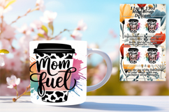 Lovely 11oz Mug Wrap Png Template , Mother&#039;s Day Product Image 1