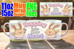 Happy days 11oz 15oz mug wrap, Love Product Image 1