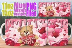 15x Stunning Sublimation Mug , Love Bear Product Image 7