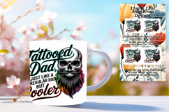 Magical 15oz Mug Wrap Png Design , Father&#039;s Day Product Image 1