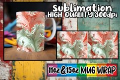 Dynamic 3D Pattern Mug Wrap, Art Sublimation Product Image 1