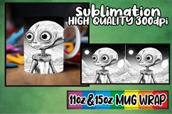 Extraterrestrial 15oz UFO Mug Sublimation Art Product Image 1