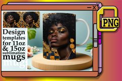 Empowering Portraits: Sublimation Mug Collection Product Image 1
