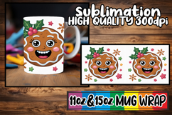 Cozy evenings 11oz 15oz sublimation wrap, Cute Christmas Product Image 1