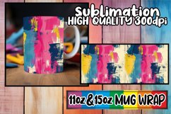 Spring Graffiti Mug Wrap Sublimation Design Product Image 1