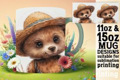 Spring Animals Mug Wrap - Watercolor Sublimation Product Image 1