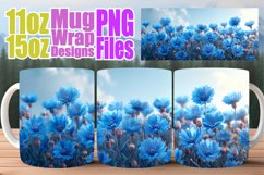 Scenic Landscape Mug Wrap - Spring Sublimation Design Product Image 1