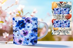 Vibrant Flower Pattern Mugs: Sublimation Edition Product Image 1