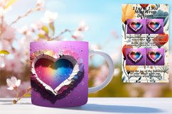 Love-Inspired 3D Heart Mug Cover Product Image 1