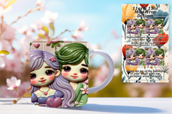 RICH 11oz Mug Wrap PNG Design , 3D Characters Product Image 1