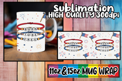 Sweet beginnings sublimation print wrap, Patriotic Product Image 1