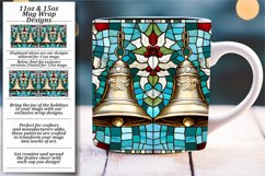 Holiday Stained Glass Sublimation - Mug Design Wrap Product Image 1