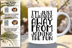 Peek-a-Boo Kitty Humor: Funny Cat Sublimation Mugs Product Image 2