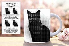 Charming Cat Mug Sublimation Design - Feline Fanatic's Delig Product Image 1