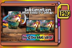 Vivid Landscape Sublimation for Tumblers 11oz/15oz Product Image 1