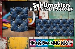 Sophisticated 3D Puff Pattern Mug Design Product Image 1