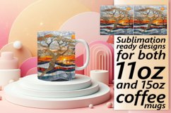 Glittery Mozaic Mug Design: Sublimation, 11oz &amp; 15oz Product Image 1