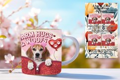 Chic 15oz Mug Wrap Png Design , Valentines Product Image 1