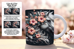 Unique 11oz Mug Wrap Png Template , Horse Product Image 1