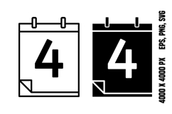 Date Icons Product Image 1
