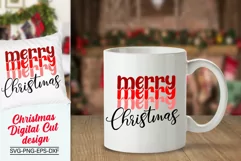 Merry Merry Merry Christmas Svg, Christmas Svg Product Image 3