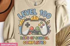 Level 100 days of school completed PNG, 100 Days Of School Product Image 3