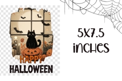 Happy Halloween Towel, Cartoon Halloween Sublimation Product Image 2
