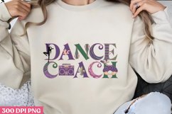 Dance coach PNG, Mardi Gras Sublimation PNG Product Image 1
