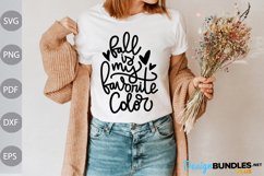 Fall Is My Favorite Color SVG Design/ Autumn Quote SVG Product Image 1