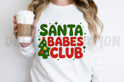 Santa Babes Club Christmas Sublimation, Christmas PNG Design Product Image 2
