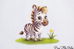 Watercolor Safari Adventure Clipart PNG Product Image 1