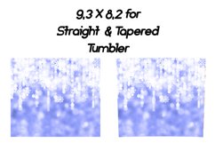 20 oz skinny tumbler sublimation winter Product Image 2