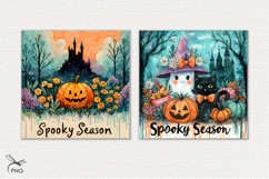 Spooky Season digital paper Product Image 2